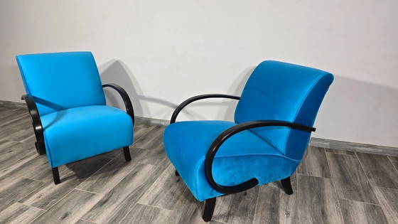 Image 1 of Set of Lounge Chairs by Jindrich Halabala