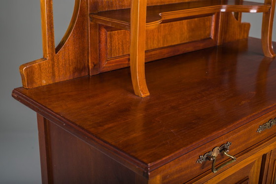 Image 1 of Mobiletto Art Nouveau con specchio, 1890