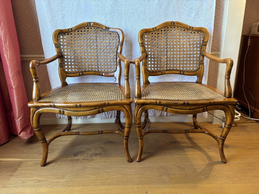 Giorgetti, Chinees Chippendale Faux Bamboo, +/- 1960