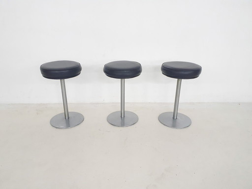 Set of three bar stools by Theo Tempelman for AP Originals, The Netherlands 1960's