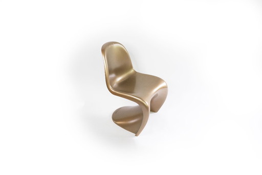 Sedia Panton originale Vitra in oro