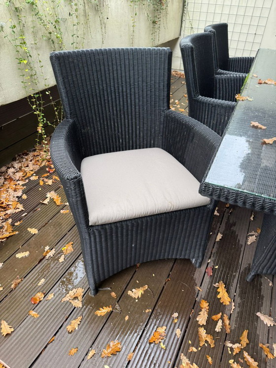 Image 1 of Borek Windsor tuintafel, stoelen en kussen