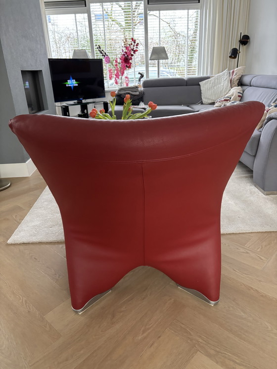 Image 1 of Fauteuil et repose-pieds Leolux Echnaton