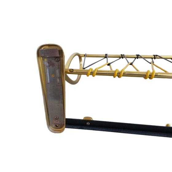 Image 1 of Mid Century String Kapstok, Train Rack 