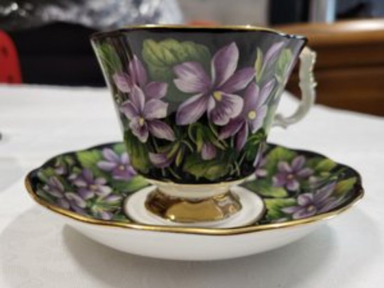 Image 1 of Set da caffè Royal Albert England Provincial Flowers