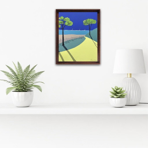 Acryl auf Leinwandrahmen 41x33cm.