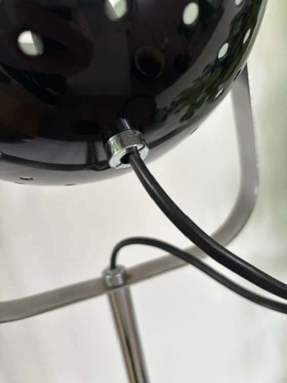 Space Age 70er Stehleuchte – Stehleuchten, Metal, Chrome (photo 8 of 13)