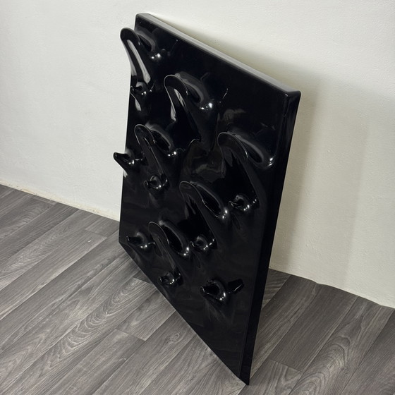 Image 1 of Slab coat rack by De Pas, D'Urbino & Lomazzi for Longato, Italy, 1960s