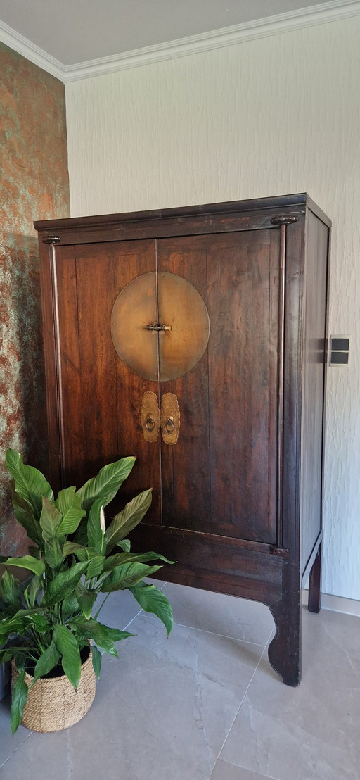 Antique Chinese bridal cabinet
