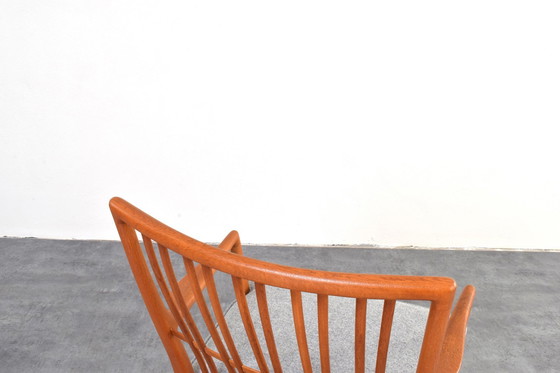 Image 1 of Chaise à bascule ML33 en chêne par Hans J. Wegner pour A/S Mikael Laursen, années 1950