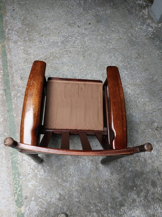 2 poltrone vintage in legno – Textile (photo 18 of 24)