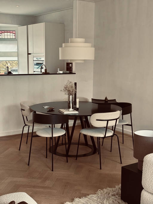 Zeus irony round table by Maurizio Peregalli