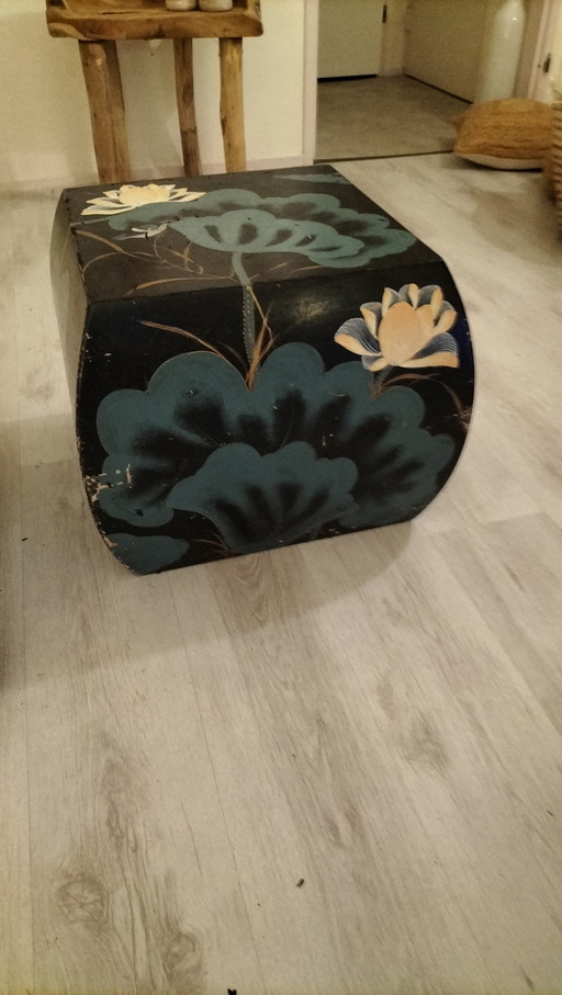 Kubus hout handbeschilderd