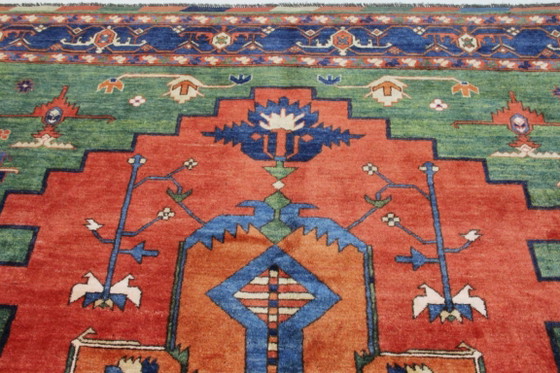 Image 1 of Russische antieke Kaukasische Ghazni Kazak Shirvan, meer dan 100 jaar oud, 314 x 265 cm