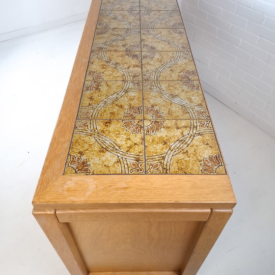 Image 1 of Vintage brutalist sideboard 1970s oak wood