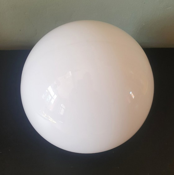 Image 1 of Vintage mushroom / champignon plafondlamp, Bauhaus stijl