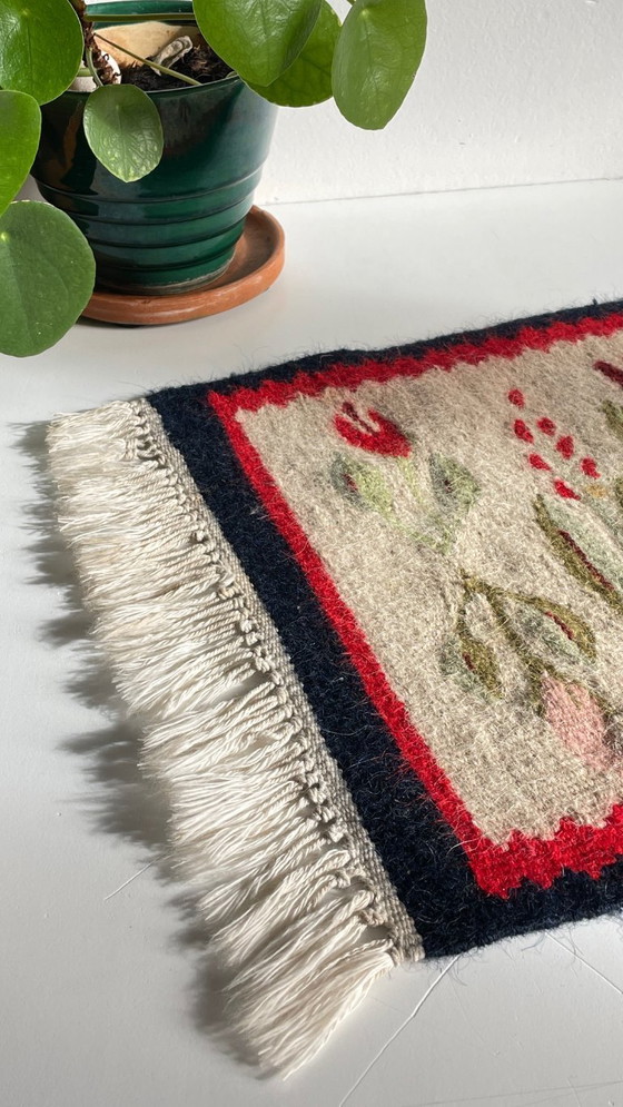 Image 1 of Rollakan Rug, Vintage Tulip Design