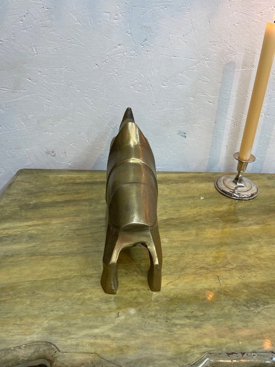 Image 1 of Rinoceronte dorato vintage