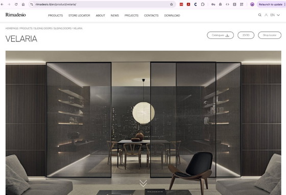 Image 1 of RIMADESIO Velaria scheidingswand - VAST paneel