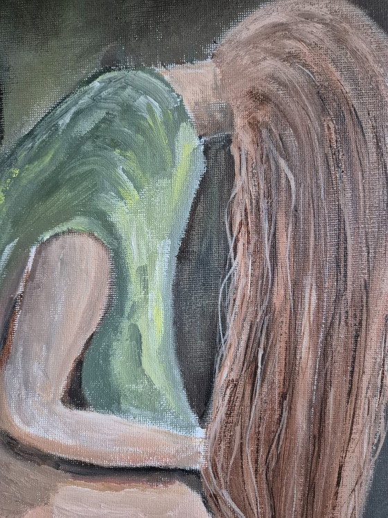 Image 1 of Einzigartiges Gemälde einer Frau – Eigenkreation mit Zertifikat