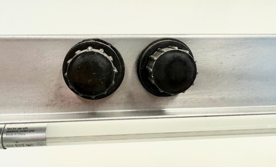 Image 1 of Industrial Polished  Hanging Tube Light, 1970s