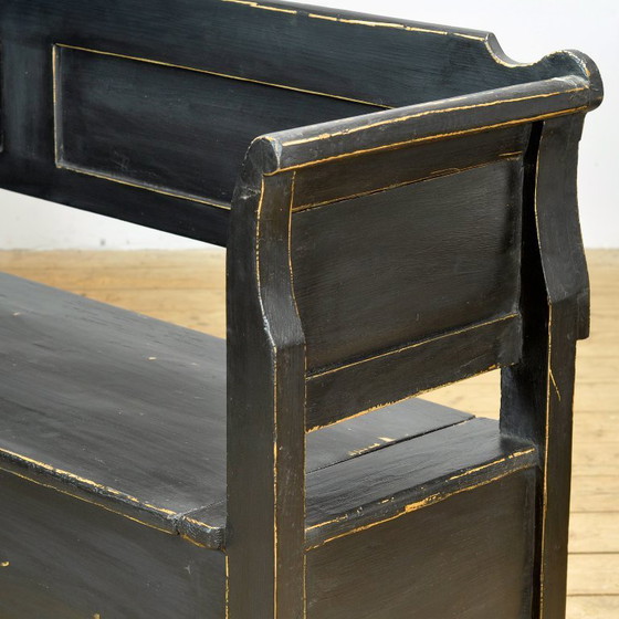 Image 1 of Antique pine drop-top bench, 1900s