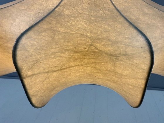 Image 1 of Mid-century Cocoon pendant lamp by Friedel Wauer for Goldkant Leuchten, Germany, 1970s.