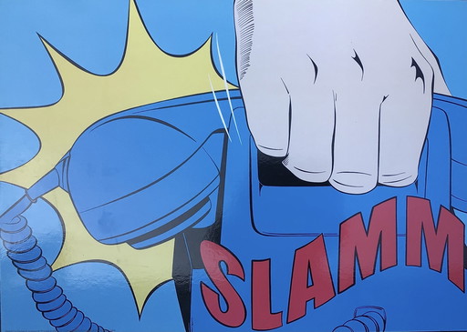 Ikea pop art prints Slamm! Sssshhh 1999