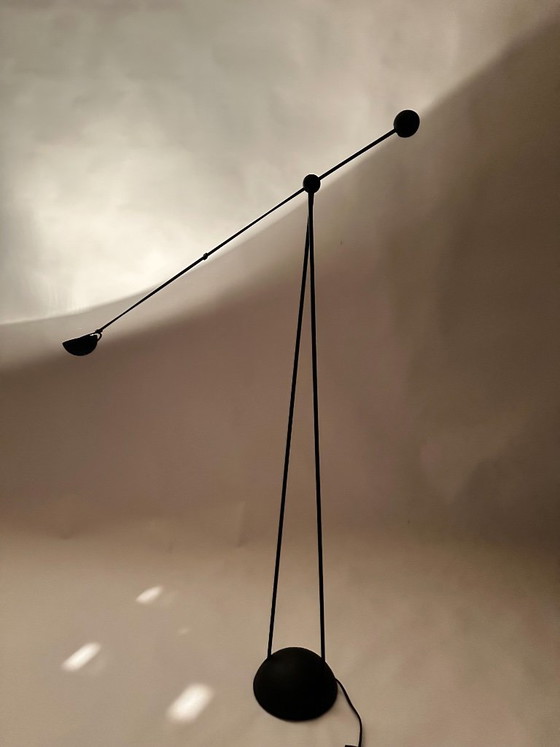 Vintage Yuki vloerlamp, Stefano Cevoli, Verlichting, Metaal, Zwart (foto 9 van 10)