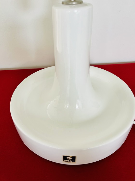 Image 1 of 2x Sicart Ceramic Table Lamps - Architetti - Gigante & Zambusi