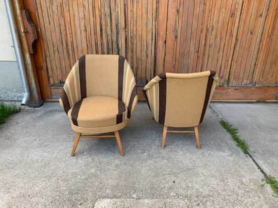 Set of Mid-Century Lounge Chairs, 1950s Set of 2 – Chairs and lounge chairs, Mid Century Modern (photo 3 of 4)