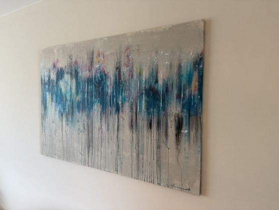 Color Rain - Ingeborg Herckenrath, Atelier Paint-Ing – Paintings & Drawings, Canvas (photo 4 of 6)