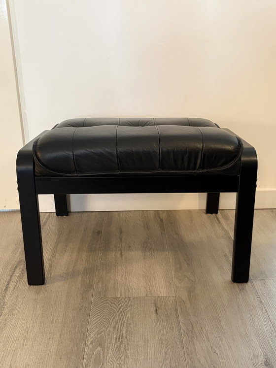 Vintage Design Hocker Van Het Deense Merk Unico – Hockers en poefs, Leather, Wood (photo 6 of 15)