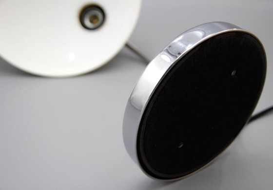 Image 1 of Kaiser Idell 6631 tafellamp "President" in beige * reliëf kathedraal * Bauhaus * jaren 1950 * Mid-Century * Vintage