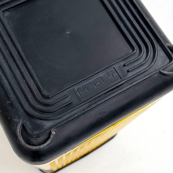Image 1 of Yellow Perforated Bin / Umbrella Holder from Neolt, 1980s