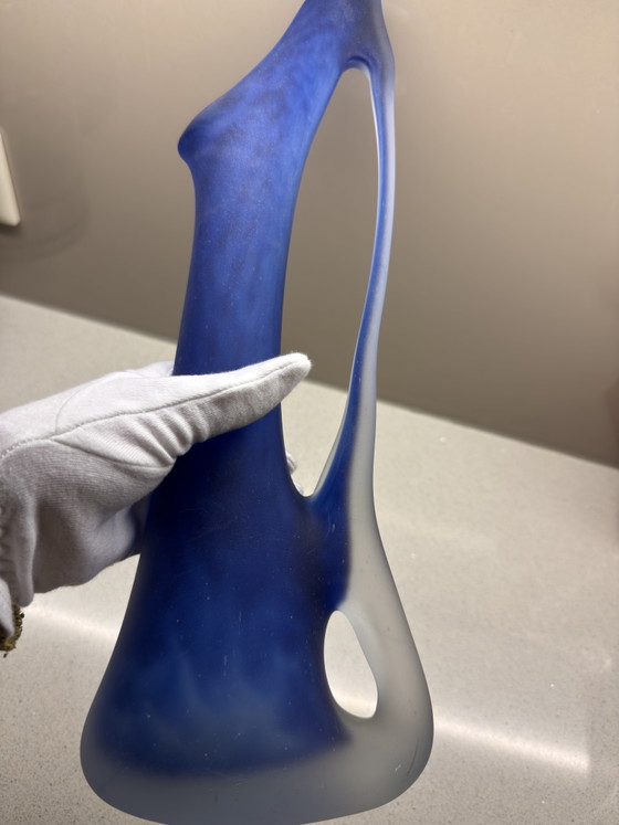Image 1 of Monumental Murano "Anse Volante" Vase - Attributed to Giorgio Ferro for A.V.E.M. - 1950s - 39.5 cm (Perfect condition)