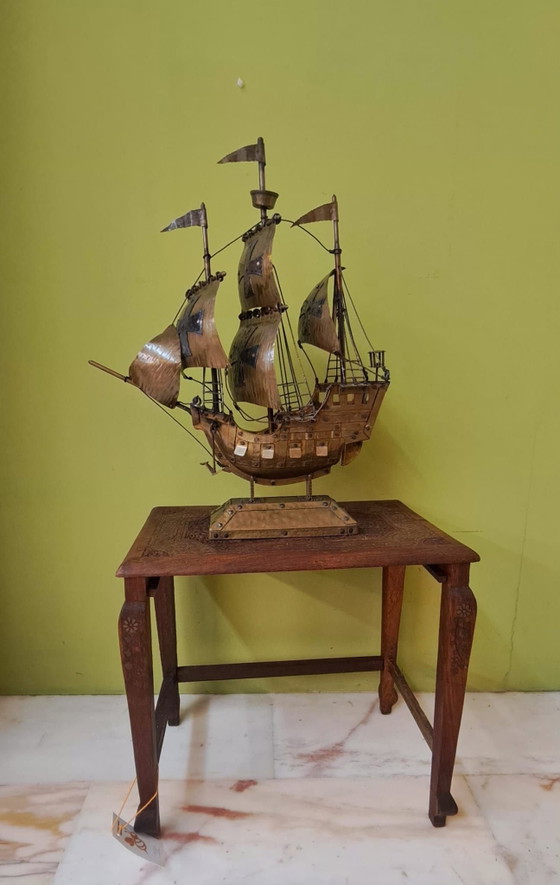 Bateau vintage, Objets déco, Métal, Laiton, Noir (photo 9 sur 9)