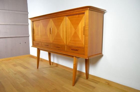 Image 1 of Credenza vintage con gambe a compasso degli anni '50