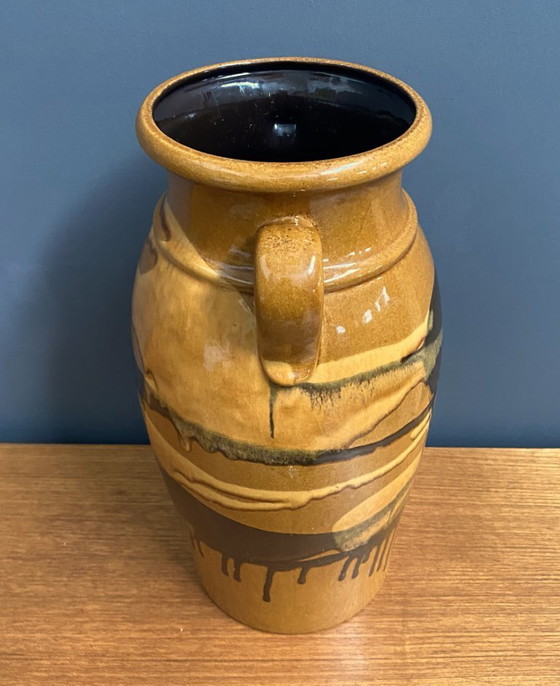 Image 1 of Xl Scheurich vase brown model 220-44 1970s