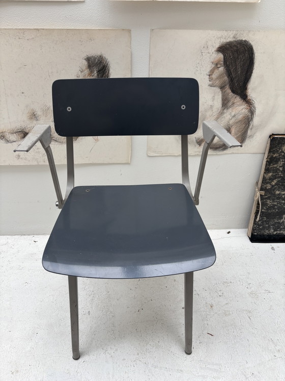 Revolt Folding Chair Friso Kramer – Eetkamerstoelen, Metal (photo 9 of 9)