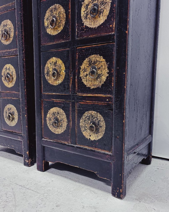 Armoire d'apothicaire chinoise ancienne – Commodes, Wood (photo 5 of 8)