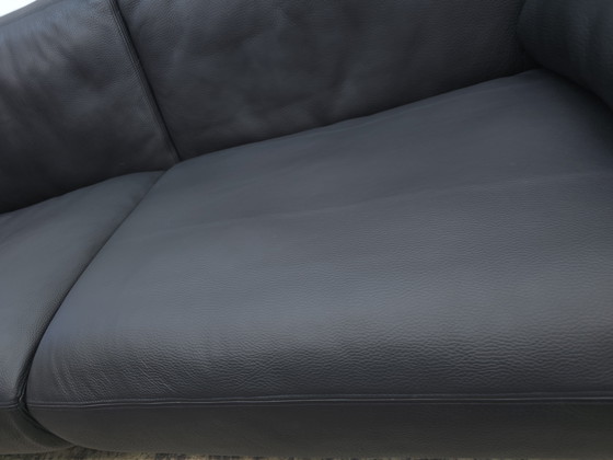 Image 1 of De Sede ds 116 designer sofa leren bank desede top zwart