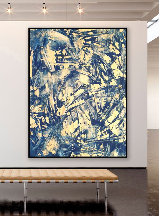 Jürgen Angeler - Golden 3D Wings – Paintings & Drawings, Canvas, Abstract (photo 4 of 24)