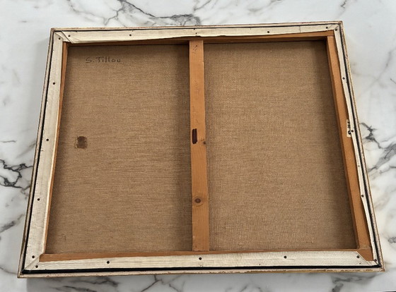 Image 1 of Olio su tela, Serge Tillou (1928-2025), Paesaggio di scogliera, Bretagna