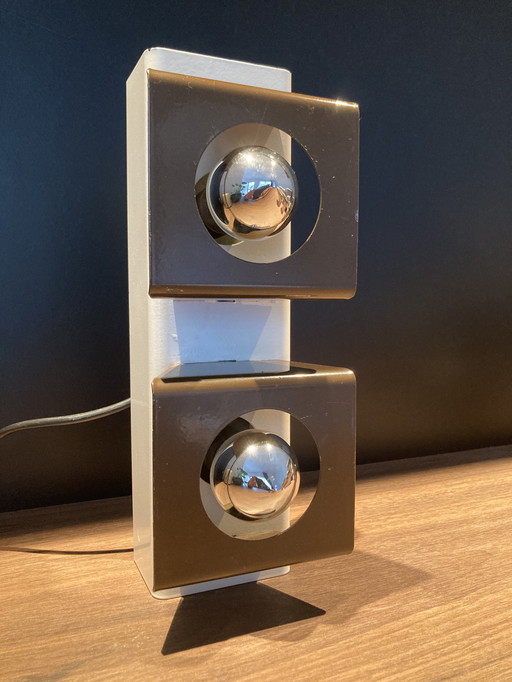 Lampe murale Philips vintage cube 1970