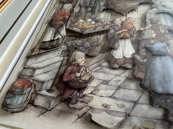 Image 1 of Anton Pieck 3D "Organetto per fruttivendolo"