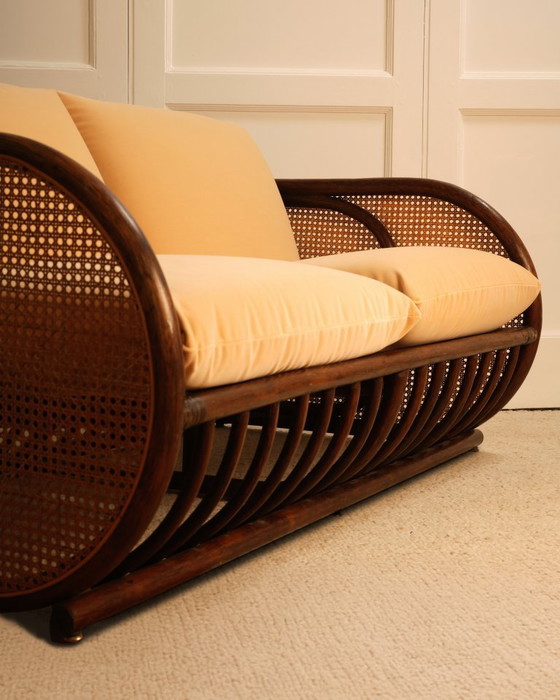 Image 1 of Bamboo sofa - Italy 1970s