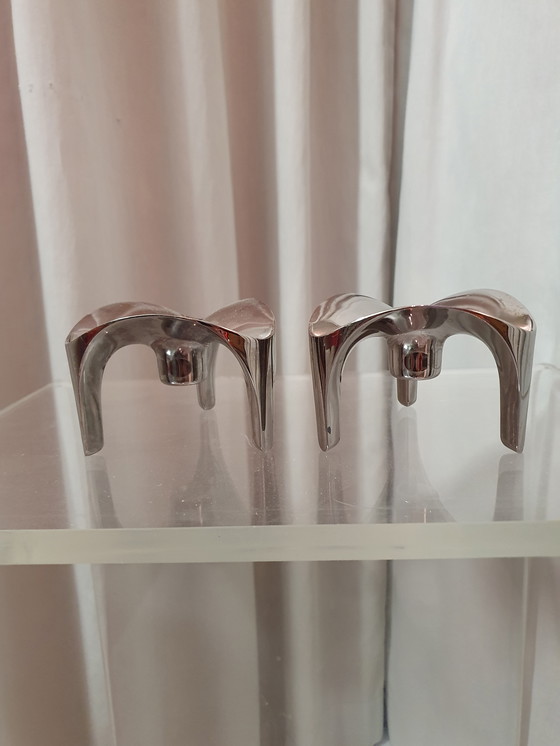 Image 1 of 2 x Kerzenleuchter Fritz Nagel BMF 70er