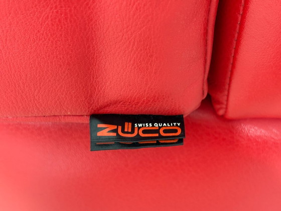 Image 1 of Züco Carat leren fauteuil rood
