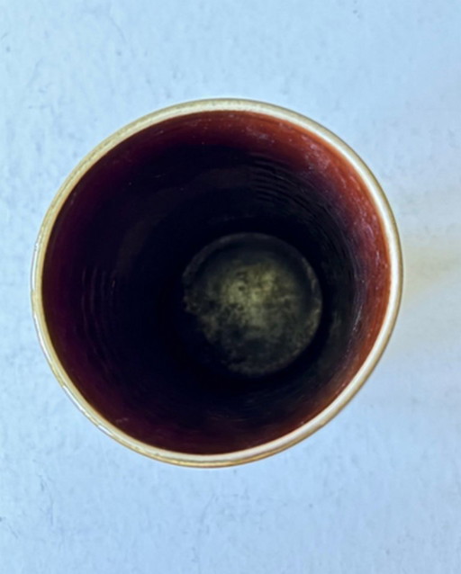 Gunnar Nylund – Rörstrand – Vase KUB N°6 – Céramique Suédoise – Années 1960-Vintage-Scandinave – vazen (photo 2 of 5)